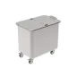 Preview: Rieber Materialwagen Edelstahl - 90L