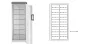 Preview: polar® multipolar® 380-14 F Gemeinschaftskühlschrank 14 verschließbaren Fächer