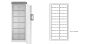 Preview: polar® multipolar® 380-12 F Gemeinschaftskühlschrank mit 12 Edelstahl-Fächern