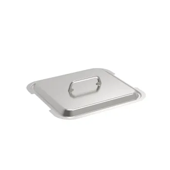 Rieber Kochdeckel GN 2/3 Edelstahl Griffaussparung