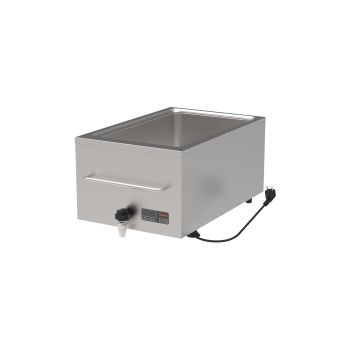 Tisch-Bain-Marie 1/1-SP m. Ablasshahn