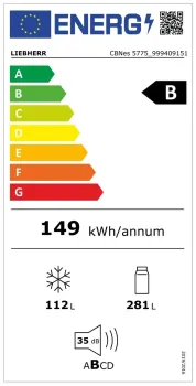 energieeffizienzlabel liebherr cbnes5775