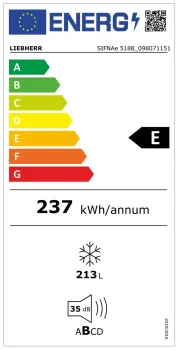 liebherr sifnae 5188 gefrierschrank integrierbar