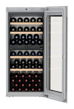 Liebherr EWTgb 2383 Vindor Einbau-Weintemperierschrank mit 2 Weinsafes für die gleichzeitige Lagerung von Rotwein, Weißwein Sekt & Champagner