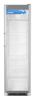 Liebherr FKDv 4503 - silbernes Display Kühlgerät zur Verkaufsförderung