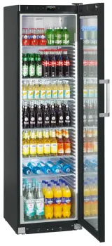 Liebherr FKDv 4523 Getränkekühlschrank- der absolute Eyecatcher in edlem schwarz mit LED Beleuchtung und Glastür