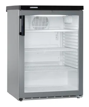 Liebherr FKvesf 1803 unterbaufähiger Getränkekühlschrank mit Glastür anthrazit