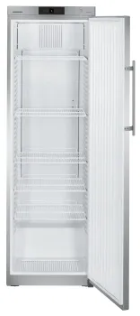 Liebherr GKv 4360 silberner Gastrokühlschrank mit Umluftkühlung
