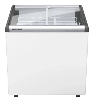 Liebherr GTI 2553 Eiscreme-Gefriertruhe mit Glasschiebedeckel zur Verkaufsförderung