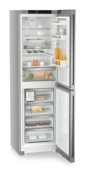 liebherr kuehlgefrierkombination nofrost steelfinish cnsfc 573i