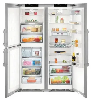 Liebherr SBSes 8483 Premium BioFresh und NoFrost Side-by-Side Kombination