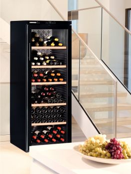 Liebherr WKb 4212 Vinothek schwarzer Weinklimaschrank