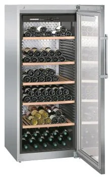 Liebherr WKes 4552 GrandCru Stand Weinklimaschranki in edlem silber