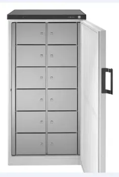 polar® multipolar® 481-12 F Gemeinschaftskühlschrank 12 Edelstahl-Fächer