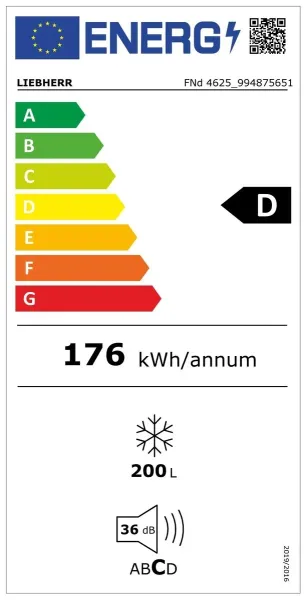 energieeffizienzlabel liebherr fnd 4625