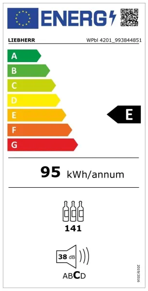 energieffizienlabel liebherr wpbl 4201 weinkuehlschrank