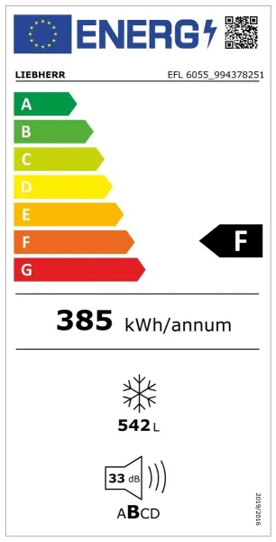 energieffizienzlabel liebherr efl 6055 gewerbe tiefkuehltruhe