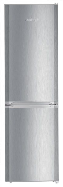 liebherr cuele 3331 kuehl gefrier automat silber leer front