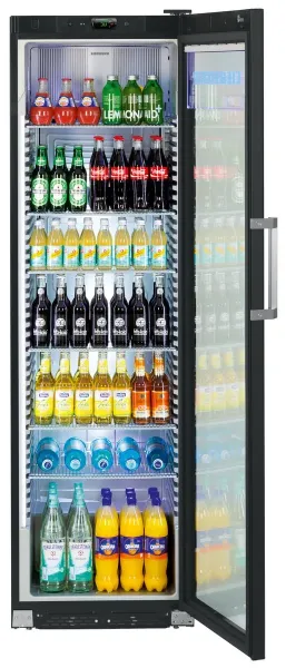 Liebherr FKDv 4523 - der absolute Eyecatcher in edlem schwarz mit LED Beleuchtung und Glastür