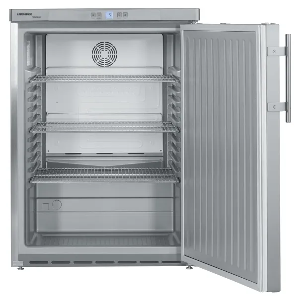 Liebherr FKUv 1660 unterbaufähiger Getränkekühlschrank aus Edelstahl mit Umluftkühlung