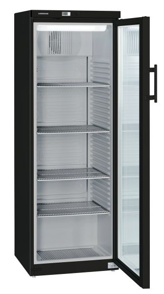 Liebherr FKv 3643-744 Getränkekühlschrank mit Umluftkühlung und Glastür BlackLine