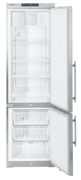 Liebherr GCv 4060 Kühl-Gefrierkombination aus Edelstahl