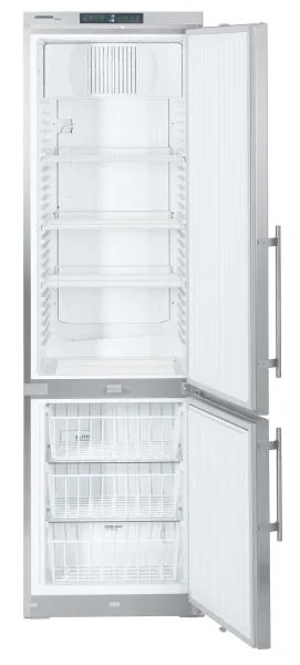Liebherr GCv 4060 Kühl-Gefrierkombination aus Edelstahl