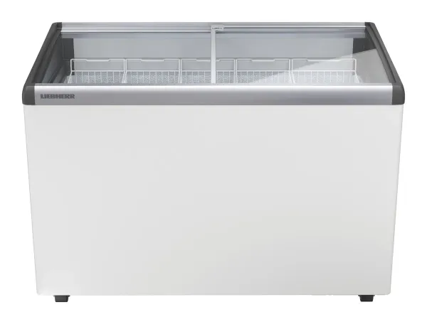 Liebherr GTI 4153 Eiscreme Tiefkühltruhe mit Glasschiebedeckel zur Verkaufsförderung