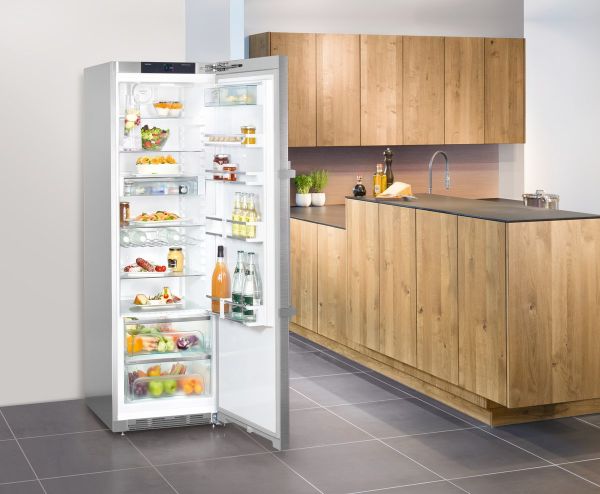 Liebherr Kef 4370 Premium A+++ Kühlschrank mit BioCool in Silber/Edelstahl