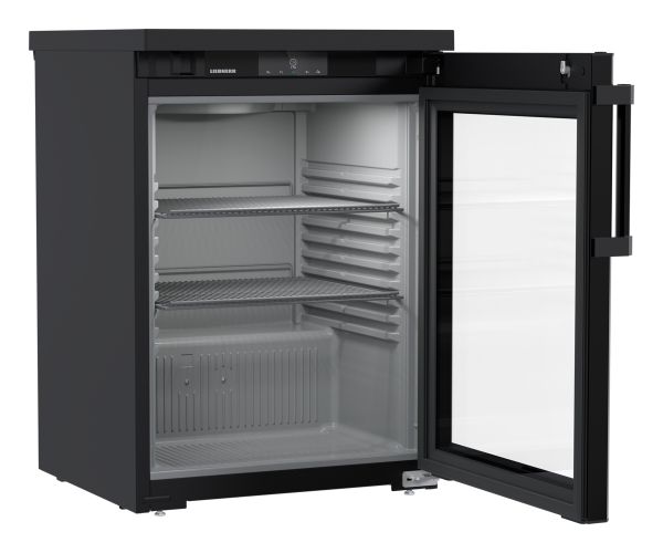liebherr mrtve 1511 unterbau kuehlgeraet schwarz glastuer profi