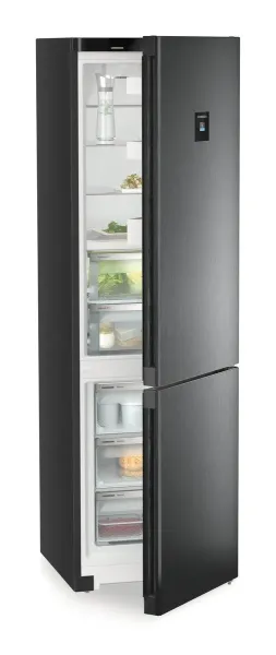 liebherr plus cbnbdc 573i blacksteel nofrost biofresh kuehlgefrierkombination