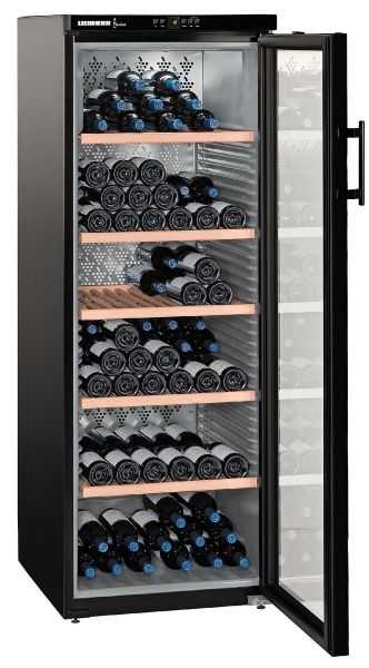 Liebherr WKb 4212 Vinothek schwarzer Weinklimaschrank
