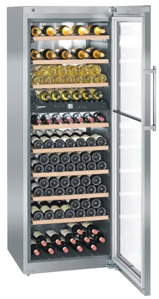Liebherr WTes 5972 Vinidor Edelstahl Weinschrank