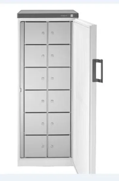 polar® multipolar® 380-12 F Gemeinschaftskühlschrank mit 12 Edelstahl-Fächern