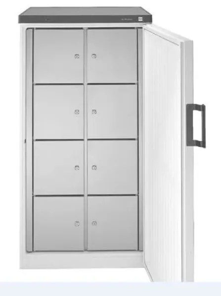 polar® multipolar® 481-8 F Gemeinschaftskühlschrank mit 8 verschließbaren Fächern