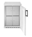 polar® multipolar® 182-4 F-U Gemeinschaftskühlschrank 4 verschließbaren Fächern