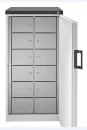polar® multipolar® 481-12 F Gemeinschaftskühlschrank 12 Edelstahl-Fächer